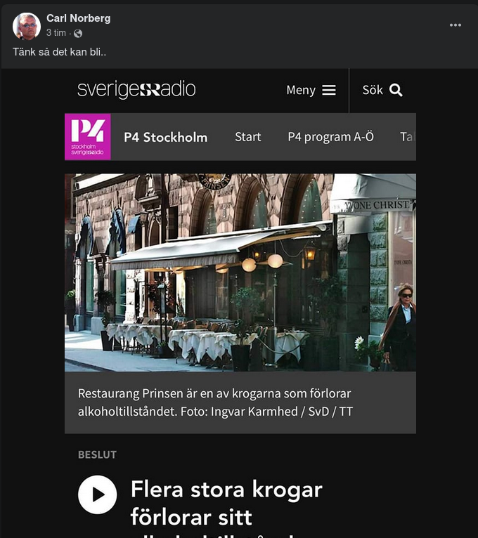 Flera Alkoholtillståndsförlorande Krogar
