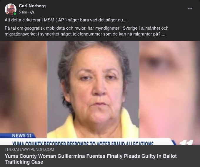 Erkänt Valfusk I MSM