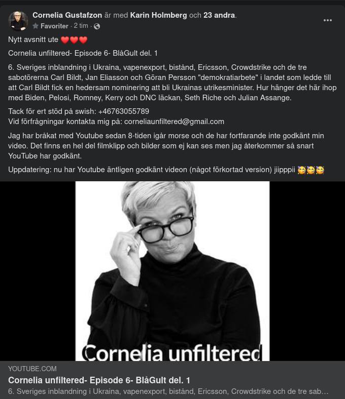 Cornelia Episod VI Del I