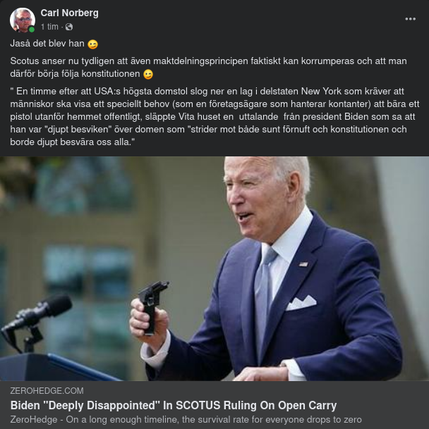 Biden Besviken På SCOTUS -Beslut