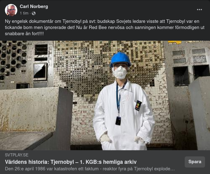 Engelsk Dokumentär Om Tjernobyl
