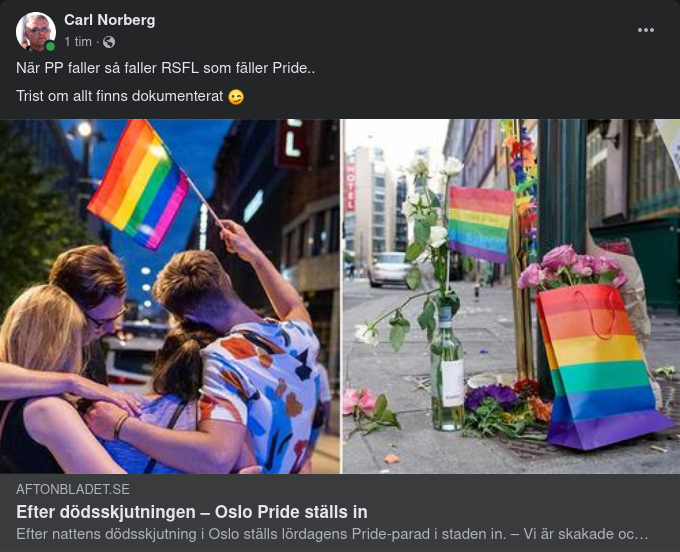 Inställt Oslo-Pride
