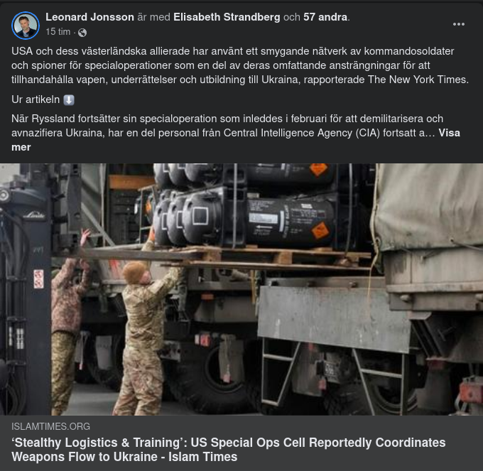 Västliga Militära Specialoperationer I  Ukraina