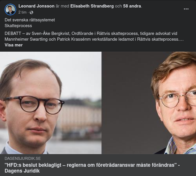 Det Svenska Rättssystemet - Skatteprocess