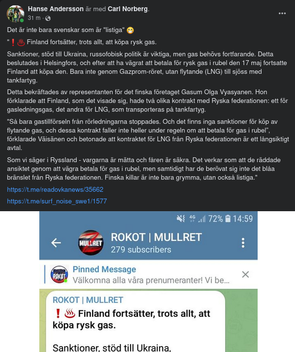 Finland Köper Rysk Gas