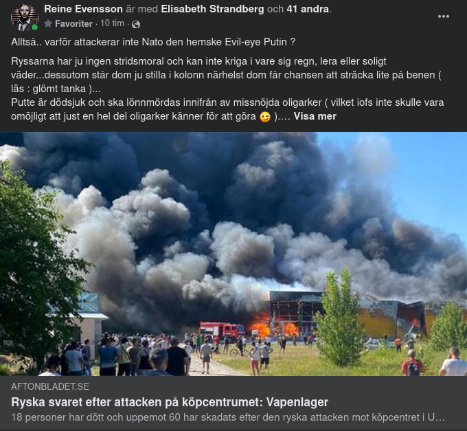 Ryskt Svar På Köpcentrumsattackanklagelser