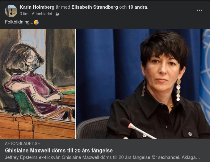 Ghislaine Dömd Till 20 År