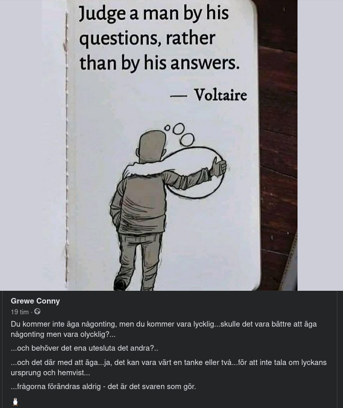 Eviga Frågor & Föränderliga Svar