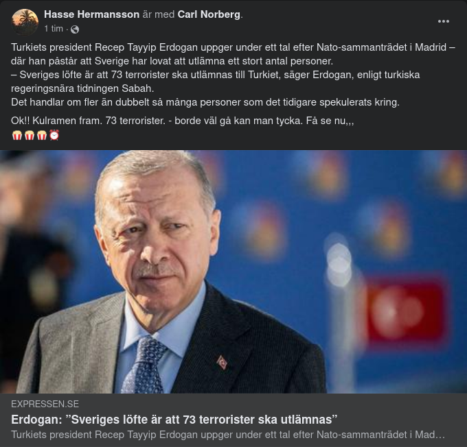 En Terrorist Per Dag Fram Till Valet?