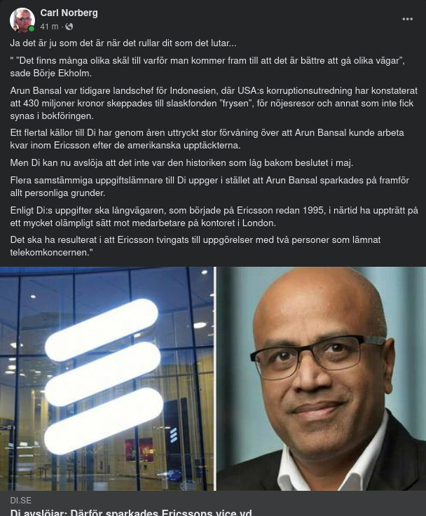 Ericsson & Arun Bansal I Indonesien & London