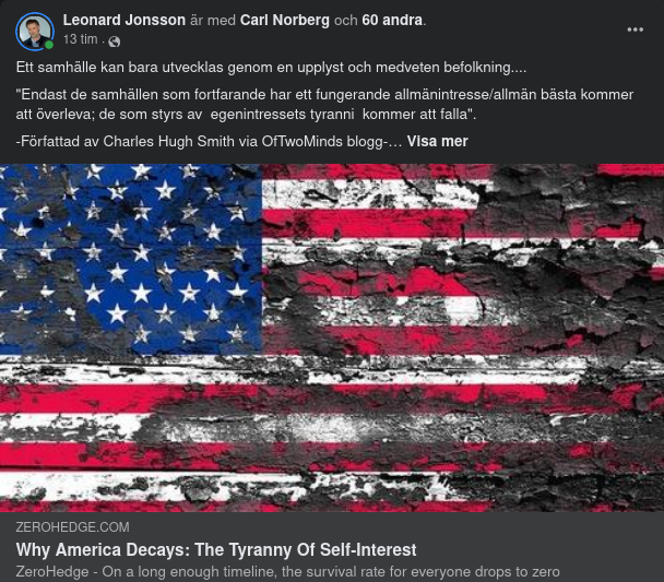 Egen & Allmän Nytta