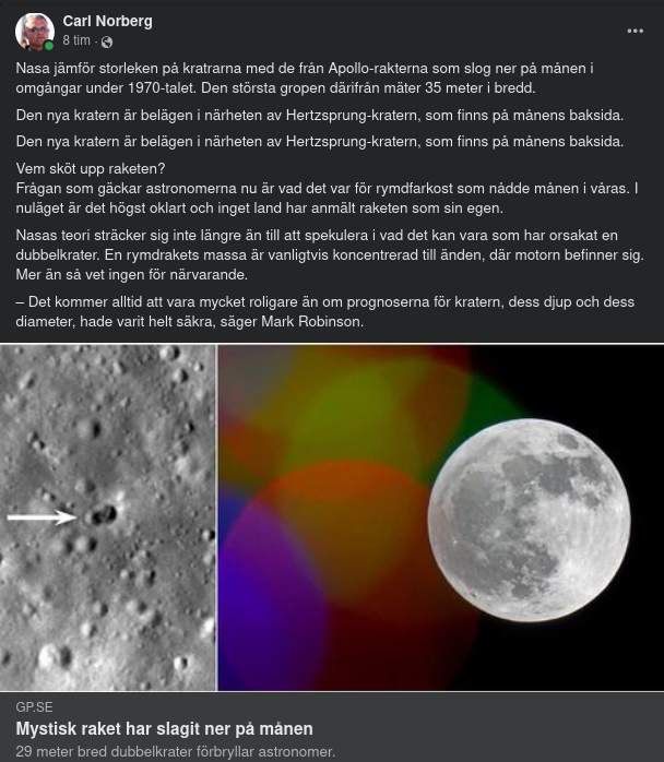 Raketmystik På Månen