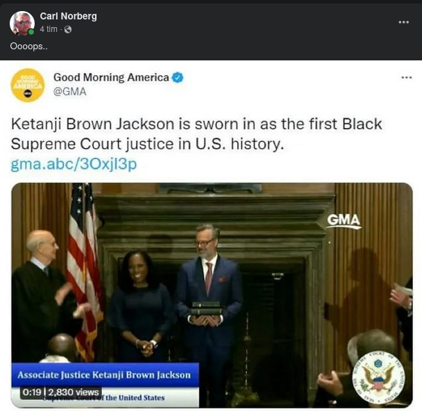 Första Svarta Amerikanska HD-Domaren