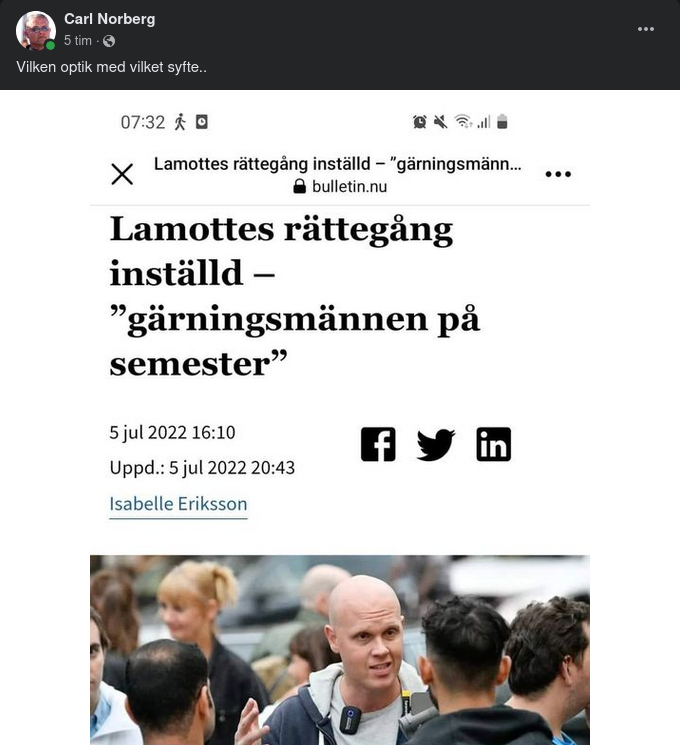 Syftande Rättegångsoptik