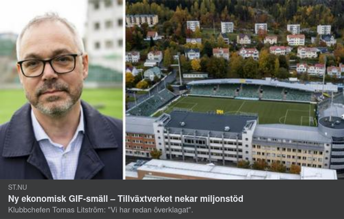 Idrottslig Ekonomicovidiotismäll I Sundsvall
