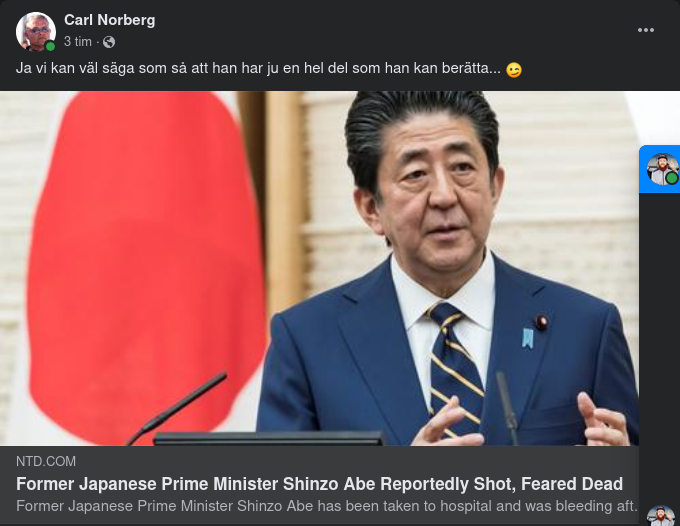 Shinzo Abe Mördad