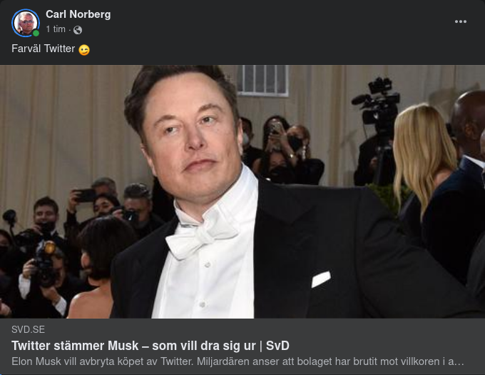 Twitter Stämmer Musk
