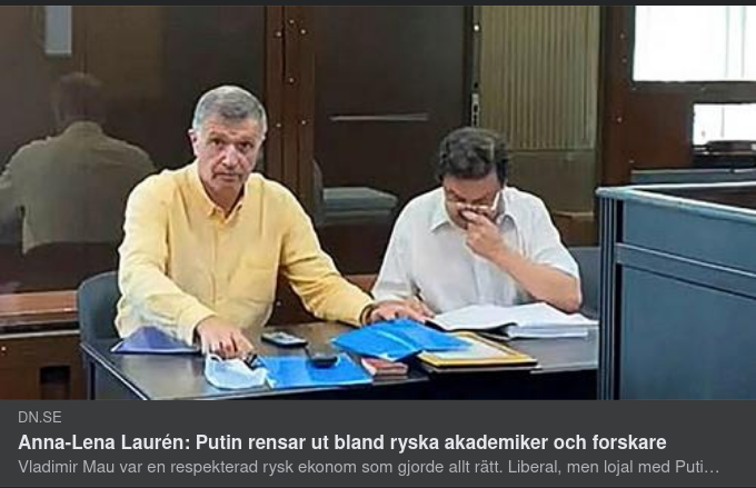 Putin Rensar I DN