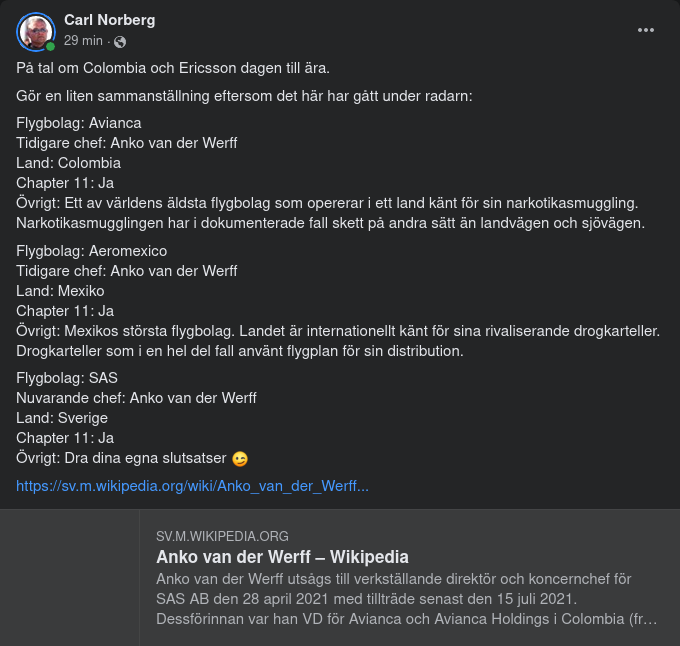 Anko van der Werff - Flygbolagschef