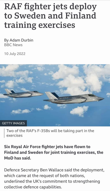 Brittiska Stridsplan Till Svensk-Finska Övningar