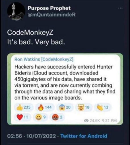 Hunters iCloud "Hackat"