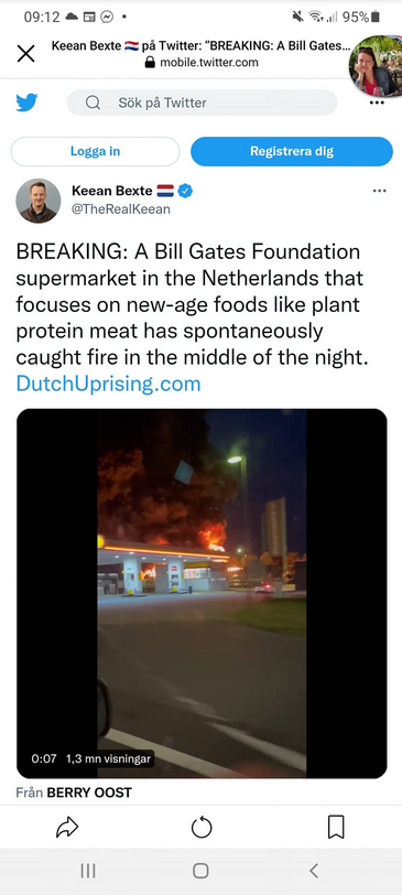 Spontan Gates-Brand I Nederländerna