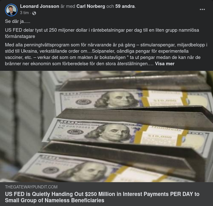 Tyst Daglig FED-Utdelning