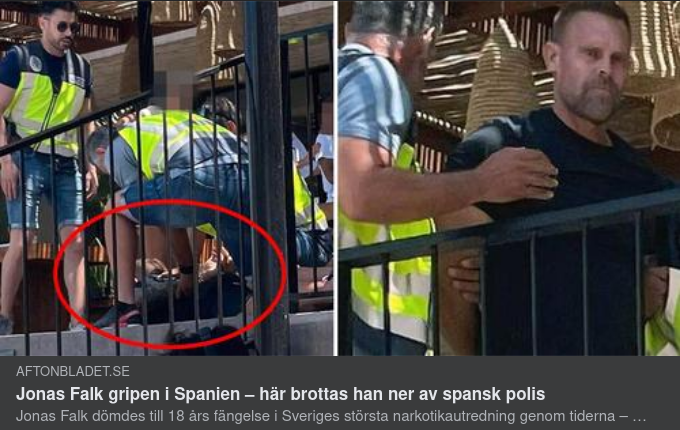 Jonas Falk Gripen & Frisläppt I Spanien