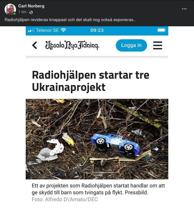 Oreviderad Radiohjälp