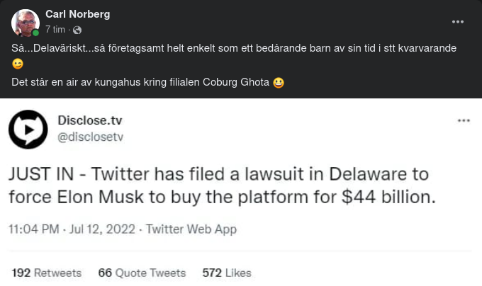 Delaväriskt Twitter