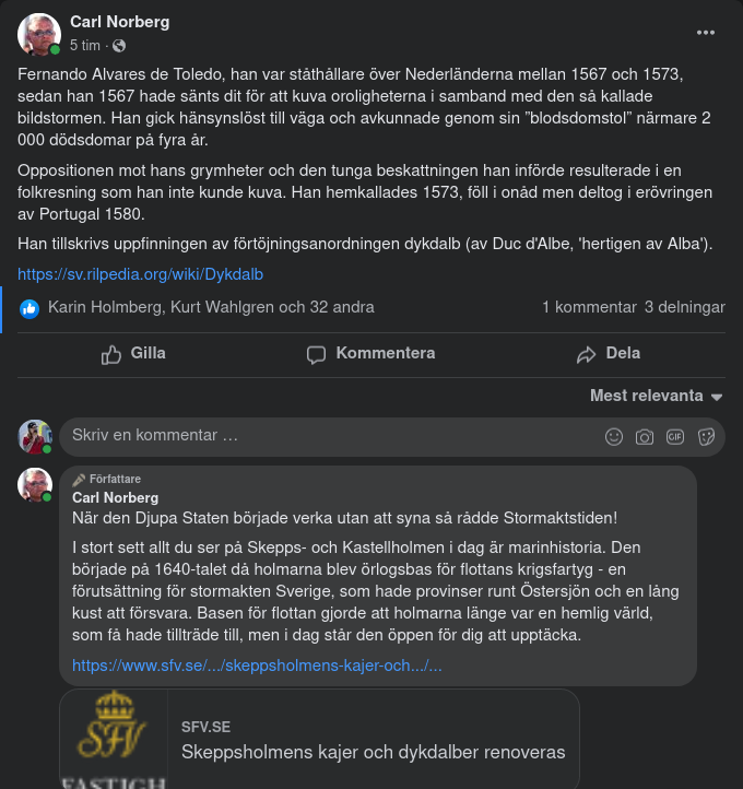 Från Stormaktstidsdagarna