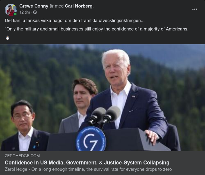 Amerikansk Förtroendekollaps