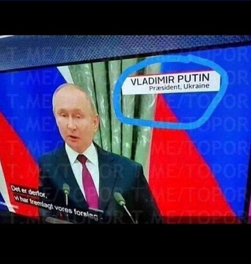 Ukrainas President Putin