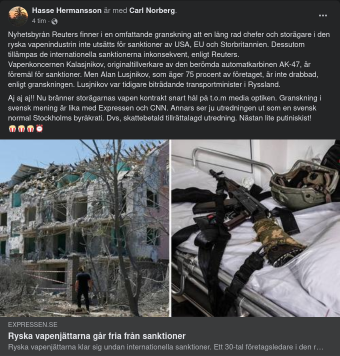 Sanktioner & Den Ryska Vapenindustrin