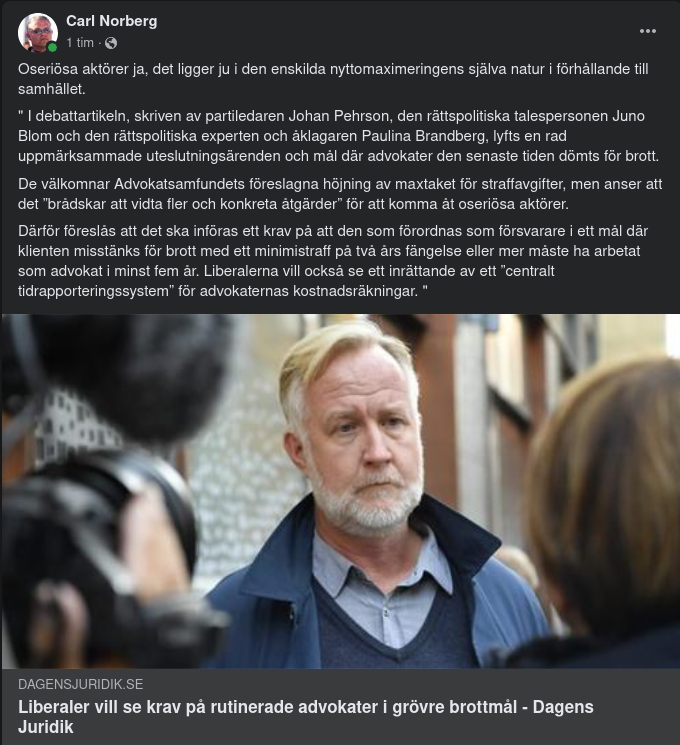 Liberalt Advokatkrav