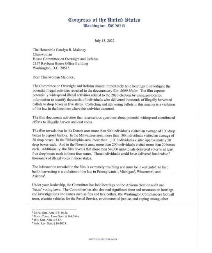 Kongressbrev Om 2000 Mulor