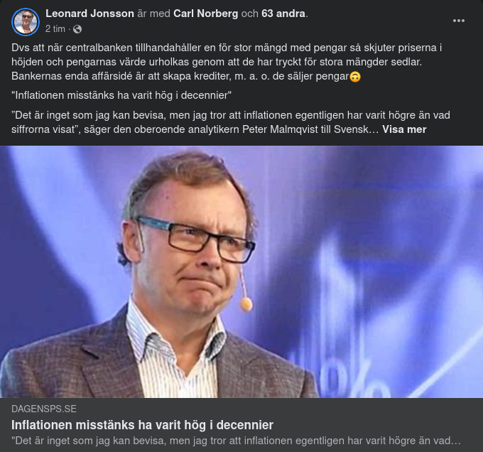 Oberoende Analytiker Misstänker Högre Inflation Än Visat Under Decennier