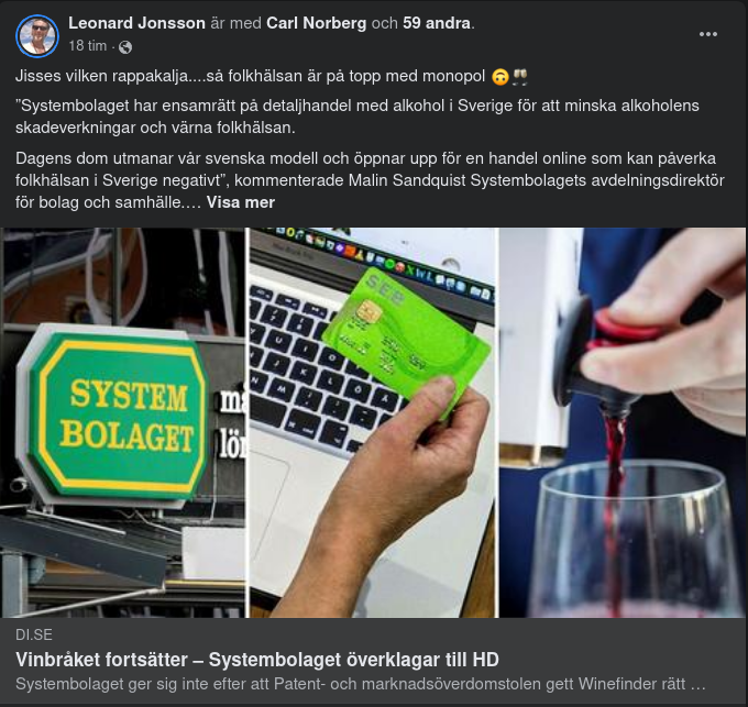 Alkoholmonopol & Folkhälsan