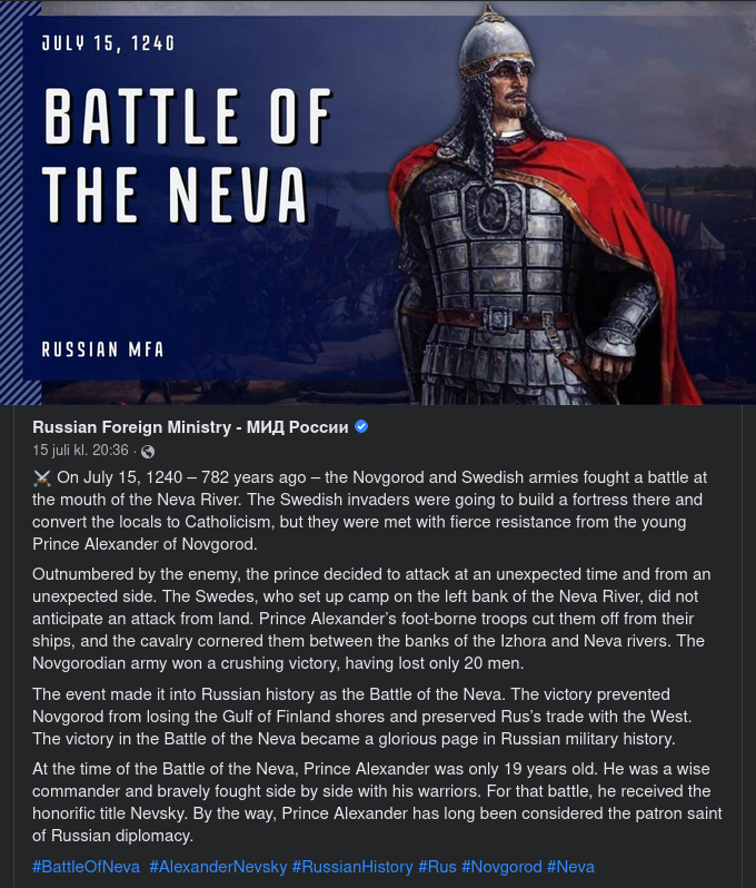 Slaget Vid Neva - 1240