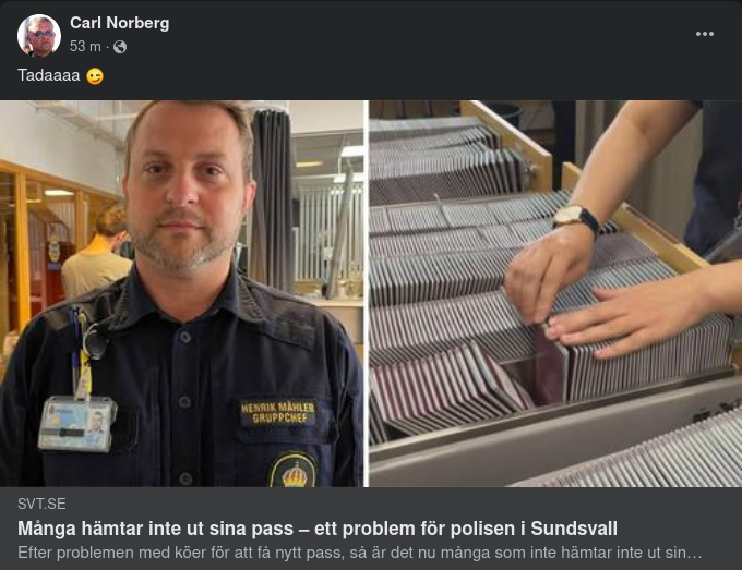 Kvarliggande Passproblem