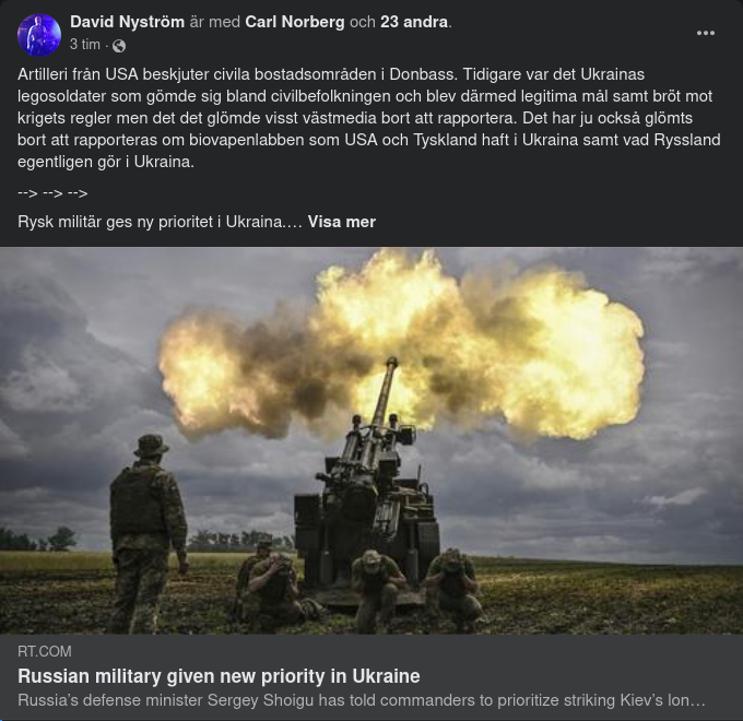 Rysk Militärprioritering I Ukraina