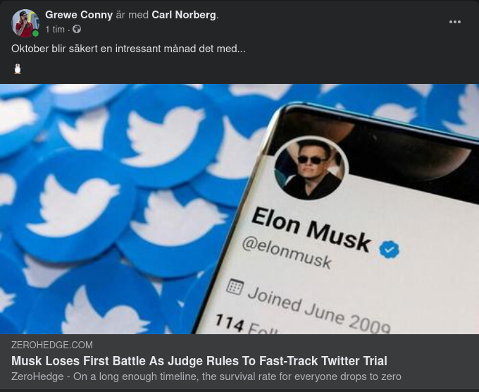 Musk & Twitter I Rätten Under Oktober