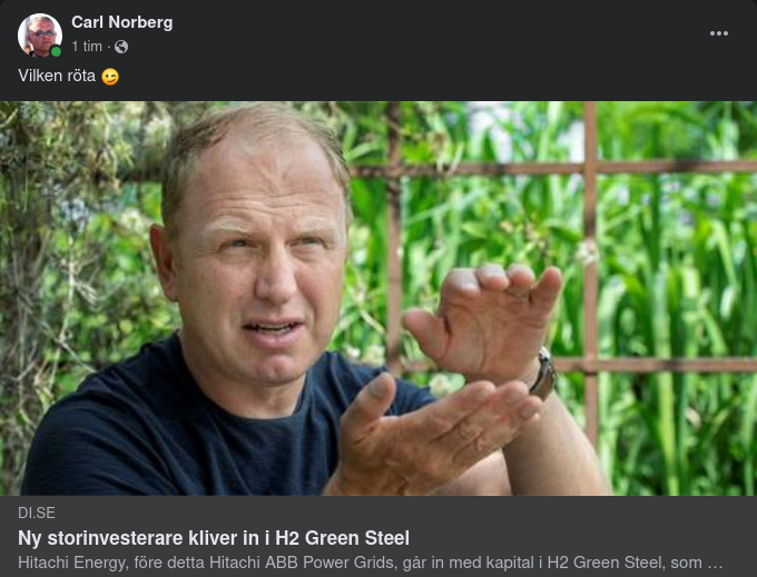 Finansieringsröta För H2 Green Steel