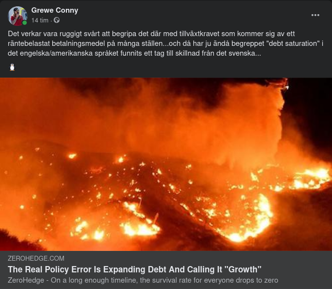 Obegripligt Tillväxtkrav?..