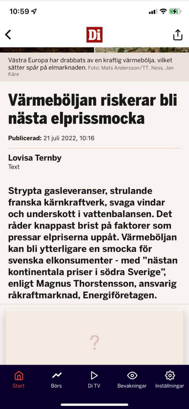 Elpriser Tills Folk Vill