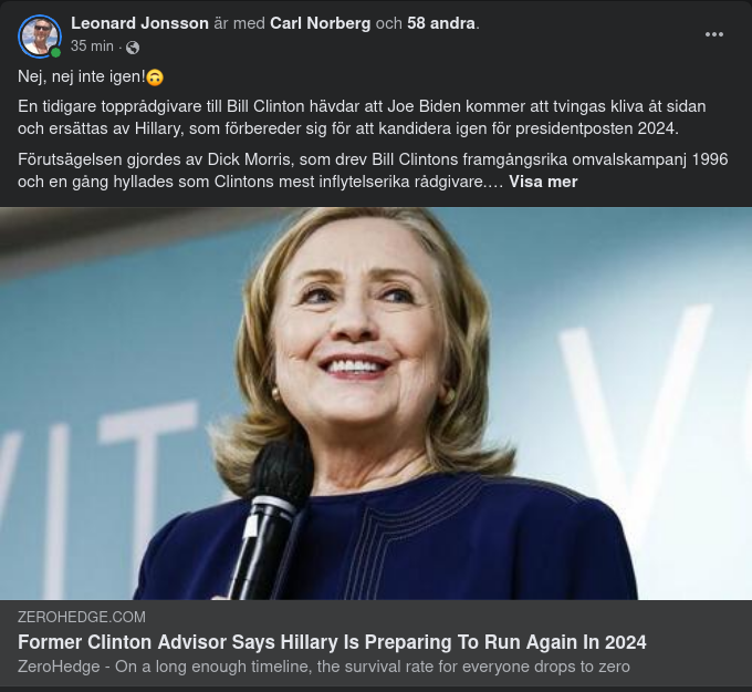 Hillary Efter Biden?..