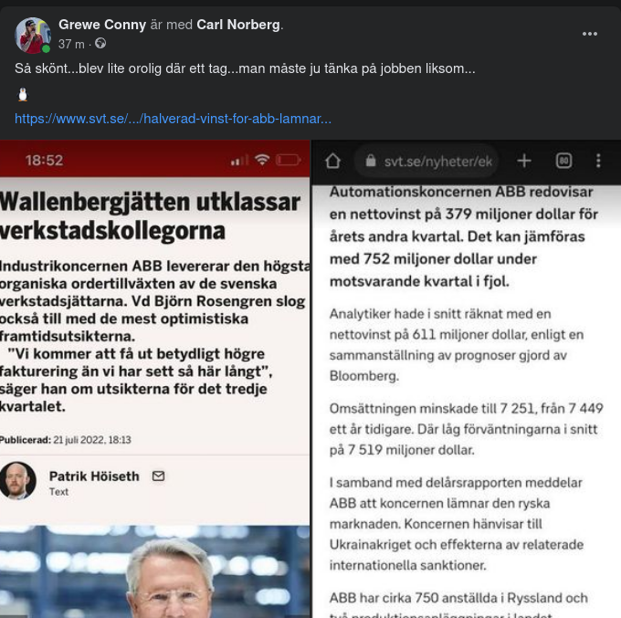 ABB Med Halverad Vinst & Utklassade Kollegor