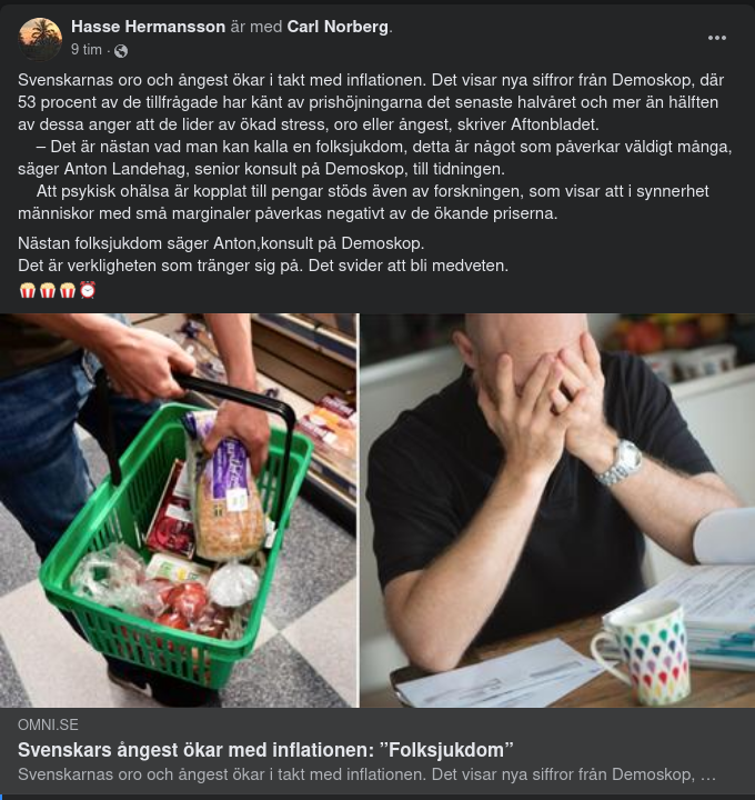 Folksjukdomen Inflationsångest