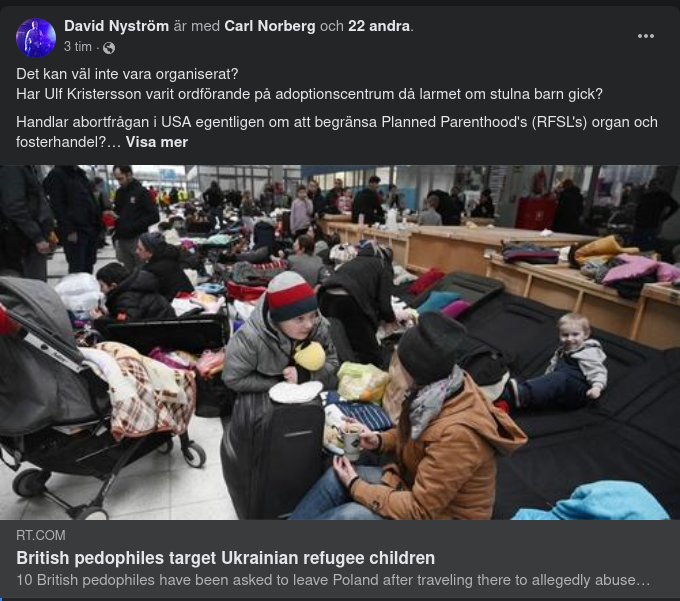 Brittiska Pedofiler & Ukrainska Flyktingbarn