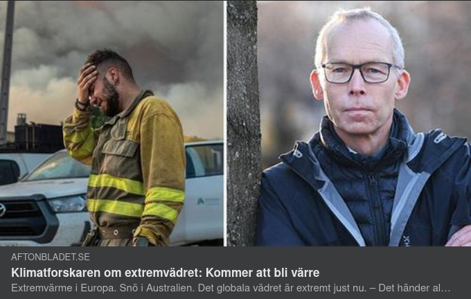 Allt Värre Från Klimatforskare Rockström